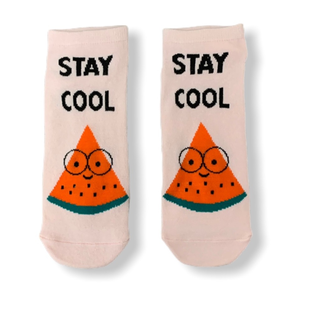 ❣️3/$15❣️ “STAY COOL” Ankle Socks